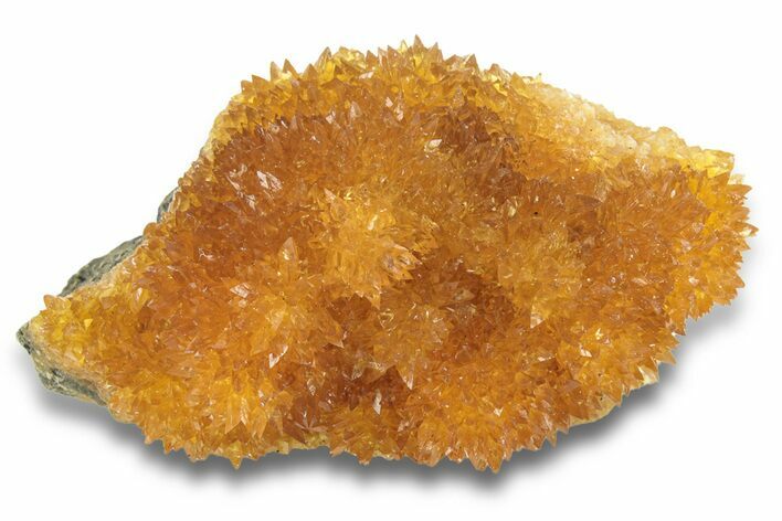 Intense Orange Calcite Crystal Cluster - Poland #249986